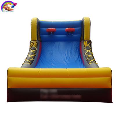 China Durable 0.55mm PVC Basketball Shooting Equipment Inflatable Basketball Court For Sale for sale