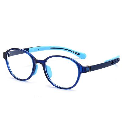 China Children Lightweight Round Anti-blue Light Glasses Ultra Light Up Eyesight Computer Glass Protective Portable Eyewear Glasses Wholesale for sale