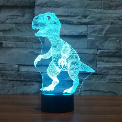 China Modern Dinosaur Series Lamp Night Light 3D LED Table Lamps Remote Control Toys Gift Led Acrylic Night Light for sale