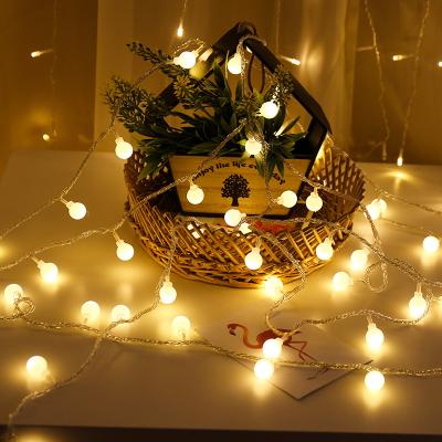 China Residential Amazon Hot Selling 32.8 Ft 100 LED Globe String Lights Fairy String Lights Warm White Plug-in Flicker Lights Wedding Home Decor for sale