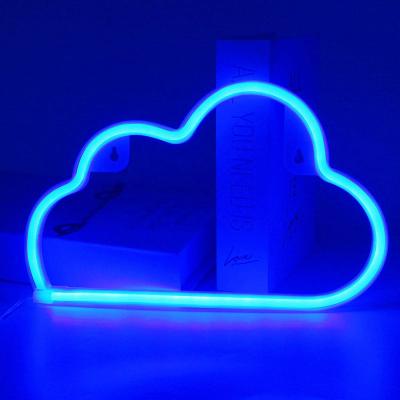 China LED NEON LIGHT LED Cloud Lamp Neon Signs Battery Operated USB Neon Light Decorative Sign For Room | LED Wall Decor Lamp Neon Lights for sale