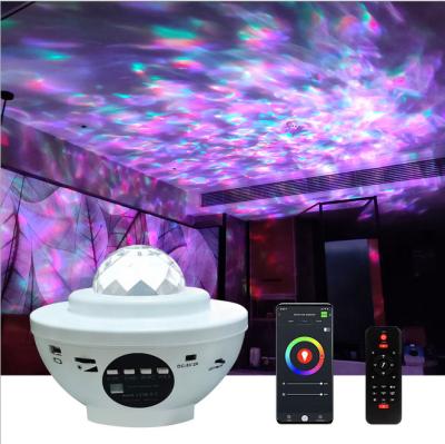 China Christmas Projector Light Projector Laser Star Projector LED Night Light Star Surf Projection Speaker Music Voice Control Christmas Projector for sale