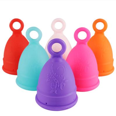 China Vaginal Healthcare Wholesale Reusable Cups Factory Price Ring Supplier Where Buy Women Safe Menstrual Cup for sale