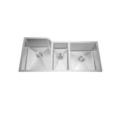 China Without Faucet JTH-10052 American Standard Triple Bowl Handmade Undermount CUPC Kitchen Sink Te koop