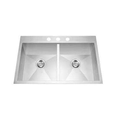 중국 Without Faucet Wholesale UPC Undermount Water Bowl Handmade Kitchen Sink Inox JDH-8155 판매용