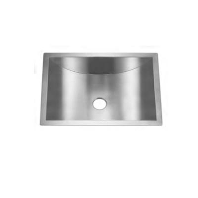 China Without Faucet OEM CUPC 16 Gauge SUS304 Stainless Steel Table Top Hotel Basin Bathroom Kitchen Sink Slim Handmade Single Bowl 8245 Te koop