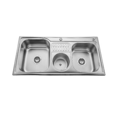 China Without Faucet New Style UPC 304 Stainless Steel Sink Multifunction Art Piece Kitchen Bar Sink for sale