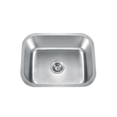 Chine Without Faucet UPC 16 Gauge 304 Stainless Steel Single Bowl Kitchen Basin Handmade Sink With Accessories à vendre