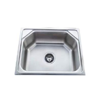 China Without faucet kitchen sink mat finish or economic small size outdoor solid black sink bath for hotel hosteleria/fregadero Te koop