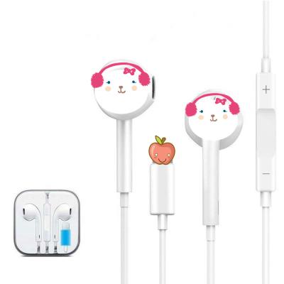 China Original Wired In-Ear Digital Pin Headphone Gaming Mic+Volume Earphone High Audio Quality In-ear For iPhone 7/ x 8 XS Max Earbuds for sale