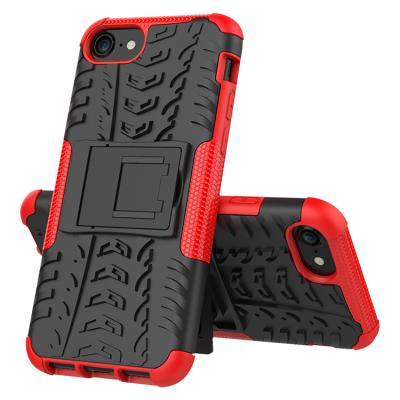 China Simplicity Wholesale New Customizable Model Tpu+Pc Kickstand Tire Shenzhen Hybrid Phone Case For iPhone Huawei Mobile Phone Shell for sale