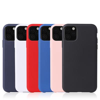 China Tendering Product/Easy To Clean Wholesale Hot Sale Liquid Silicone Soft Silicone Tpu Back Cover Phone Case Colorful For Iphone 11 X Case 6 7 8 for sale