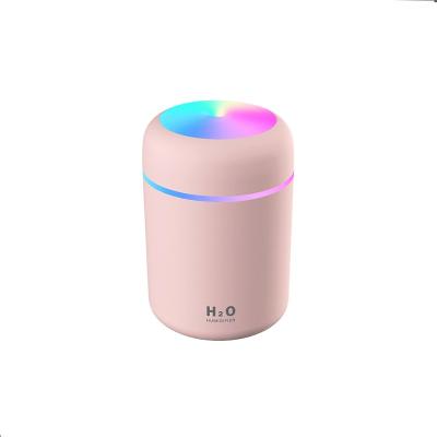 China Best Price Mini Evaporative Humidifier For Car Room Office Car Usb Humidifiers H2o Portable Humidifier With Led Color Lights Mini Portable Humidifier for sale