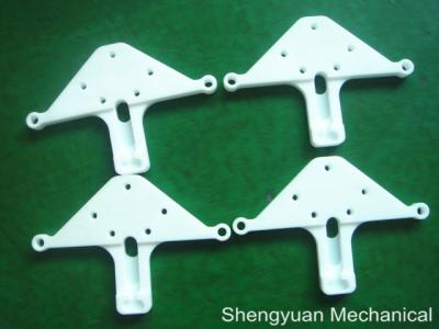 China Umbrellashaped White Teflon Machined Plastic Parts Mount , Thermal Sensor for sale