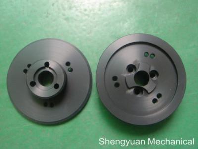 China Black Anodize Precision Turned Parts Al6061 Chromira Core Hub Base Take Up for sale