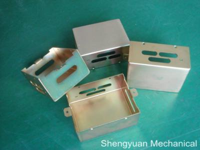 China AL5052 Precision Sheet Metal Fabrication Cover Parts with Yellow Conversion Coating for sale