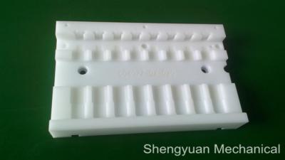 China White POM / Delin Jig and Fixture Tooling Clamps Machined Parts for sale