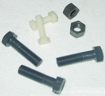 China Precision Machined Plastic Parts PPH Bolt and Nut , Pan / Hex Washer for sale