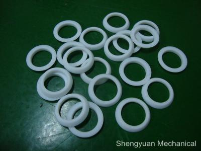 China Machined Plastic Parts PTFE Back Up Ferrule , Tube, Teflon Seat Rings for sale