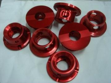 Cina Anodizzazione alluminio AL7075 precisione lavorazione parti CNC con rosso in vendita