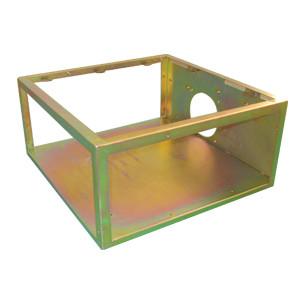 China Gele Zink Plated milde stalen precisie plaatwerk Fabrication voor Printer apparatuur Te koop