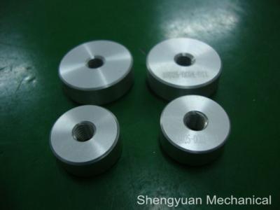 China Aluminium 6061 Precision Turned Parts Clear Anodize Centering Plug for sale