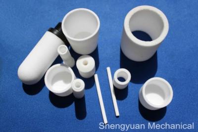 China Precision Turned parts White Teflon Machined Plastic Parts Filter Cover for sale