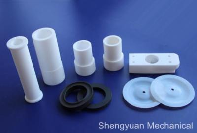 China Machined Plastic Parts  Precision Turning White Teflon Sleeve, Plate, Washer for sale