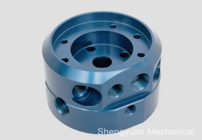 China CNC de Precisie die Blauw machinaal bewerken anodiseert en CNC zandstralen Draaiend voor Medisch Hulpmiddel Te koop