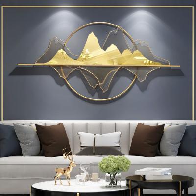 China From China Factory Customized Manufacturer Always Life Iron Eco-friendly Art Landscape Reflection Living Room Bedroom Decorations for sale