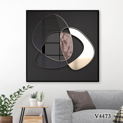 China 2022 New Eco-friendly Modern Minimalist Atmosphere Abstract Light Luxury Bedside Master Bedroom Room Mural for sale