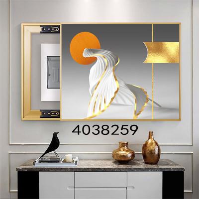 China Eco-friendly Wall Room Background Living Room Art Line Decorative Painting Abstract Large Size Huge Landing for sale