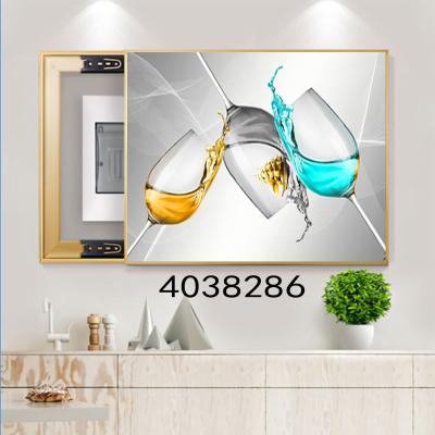 China Customized Flower Wine Glass Still Life Manufacturer China Decorative Painting Eco-friendly For Living Room Kitchen for sale