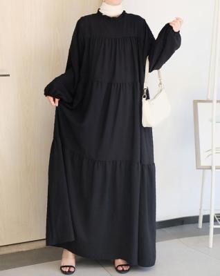 China Cotton / Polyester Best Selling Jacquard Arab Muslim Dress Middle East Dubai Abaya Fashion Dress for sale