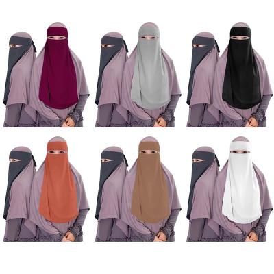 China Islamic Ramadan Arab Prayer Khimar Muslim Fashion Women Hijab Niqab Cover Scarf For Islamic Women HJ902 for sale