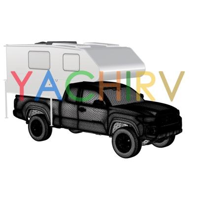 China Travel Trailer Factory Manufacture Slide On Camper Truck Cabin Pickup Truck Travel Camper RV Caravan for sale