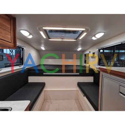 China Hot Selling Travel Trailer Mobile Homes Slide On Camper Truck Cabin Truck Travel RV Camper For Pickup for sale