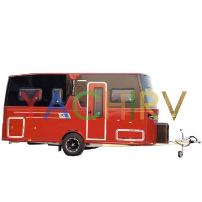 China Travel Trailer Factory Sale Tow Rv Caravan Manufacturers Luxury Off Road Outdoor Mobile Trailer Caravan for sale