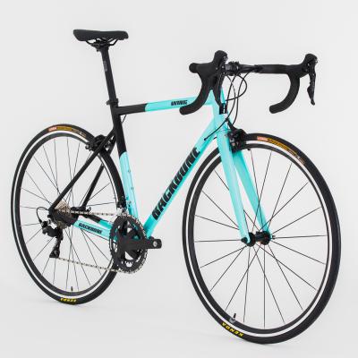 China Factory Wholesale Aluminum Carbon Fiber Frame Hard Blue And Black Good Qualitysupply Complete Bike for sale