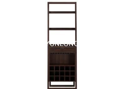 China Home Wood Wine Display Stands , Commercial Corner Wine Cabinet for sale