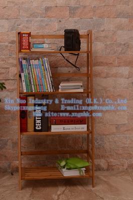 China Wooden ladder shelves, wooden display rack, wooden display stand, wood storage rack for sale