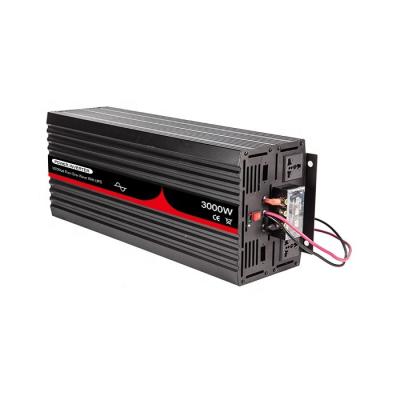 China Rechargeable Automotive Power Inverter 3000W Pure Sine Wave 12V 24V 48V for sale