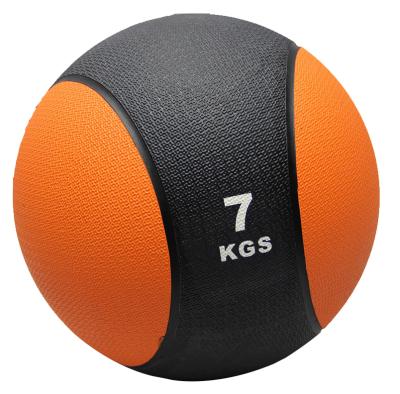 China Eco - Friendly Fitness Training Equipment Rubber Weighted Medicine Ball Medicine Ball 7kg for sale