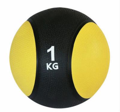 China Popular Fitness Equipment Eco-Friendly Medicineball Rubber Weighted Medicine Ball 1kg for sale