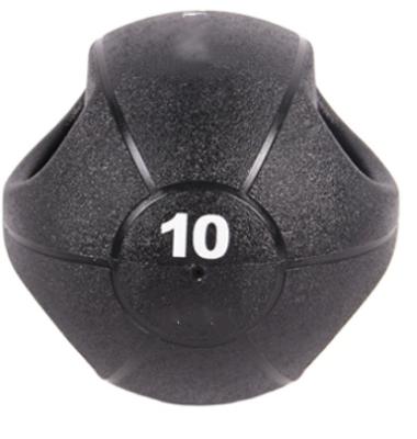 China Rubber Ball Slamming Ball Wall Mounted Medicine Balls Exercise Rubber Grip Double Ball In Fitness Gym Training for sale