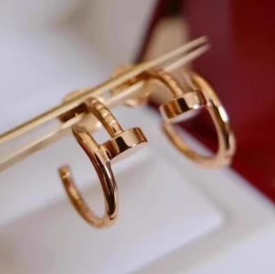 China Nails Style Fish Hook sluiting oorbellen 18K Rose Gold Set Classic Studs Te koop