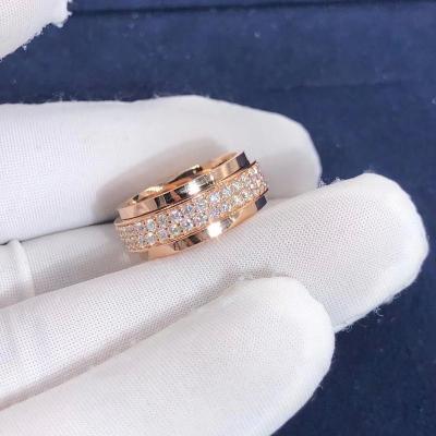 China 18K Rose White Yellow Gold Piaget Possession Ring VS Diamond For Women / Men for sale