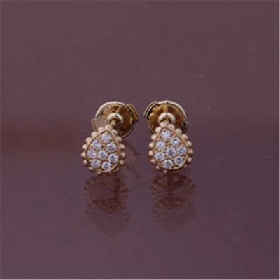 Chine Des boucles d'oreilles en or rose de 18KT à vendre