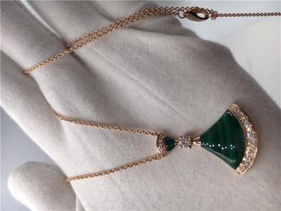 China Divas Dream 18K Jewelry Set Necklace Malachite Diamond Necklace CL857473 for sale