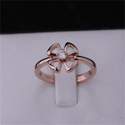 Chine Roma 18k Rose Gold Anneau de fiançailles Diamant bijoux Fiorever REF 355305 à vendre